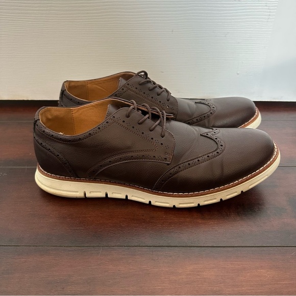 Size 13 Nautica Men's Brown Wingdeck Oxford Shoe Fashion Sneaker - Picture 7 of 12